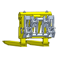 40T Quick Hitch Forkarms Fixed 40T Quick Hitch Forkarms Fixed